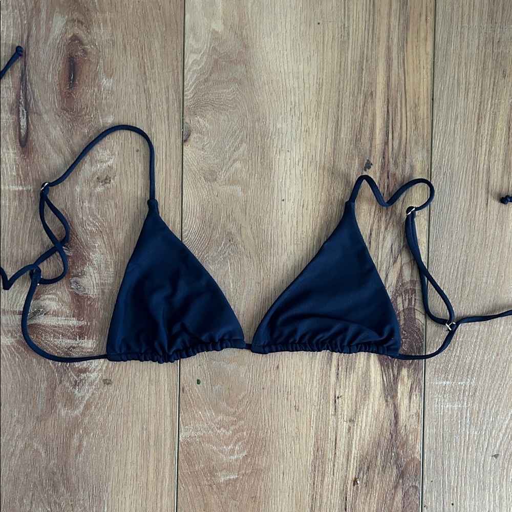 Skatie dark navy Triangle Bikini Top